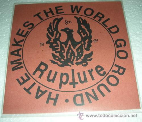 Discos de vinilo: Rupture &lrm;&ndash; Hate Makes The World Go Round - EP - PUNK - Foto 1