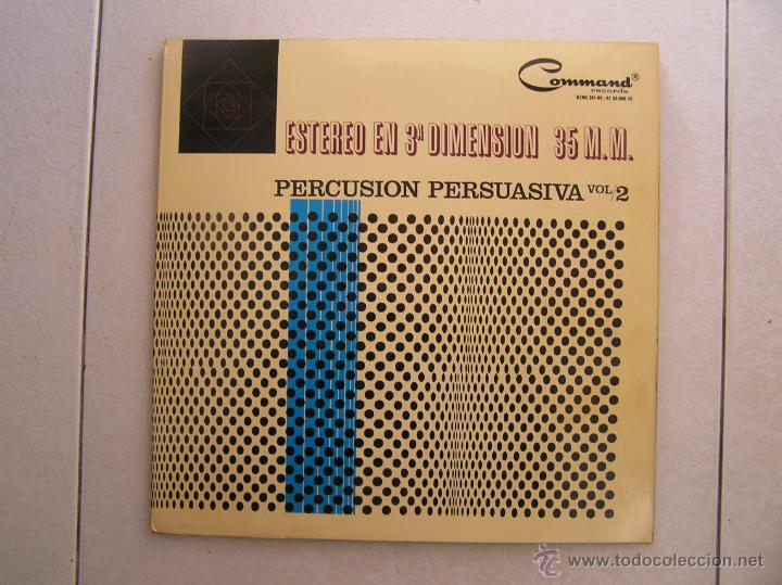 Discos de vinilo: COMMAND RECORDS - PERCUSION PERSUASIVA 2 - HISPAVOX SPAIN 1965 - IBL - - Foto 1