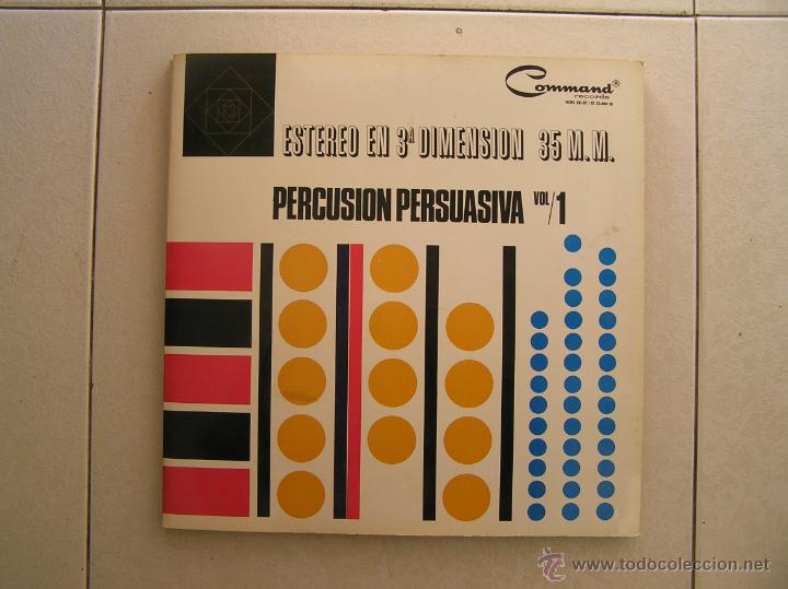 Discos de vinilo: COMMAND RECORDS - PRCUSION PERSUASIVA 1 - HISPAVOX SPANIS 1964 - IBL - - Foto 1
