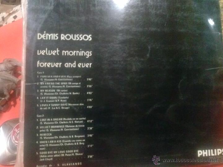 Discos de vinilo: LP DEMIS ROUSSOS FOR EVER AND EVER - Foto 2