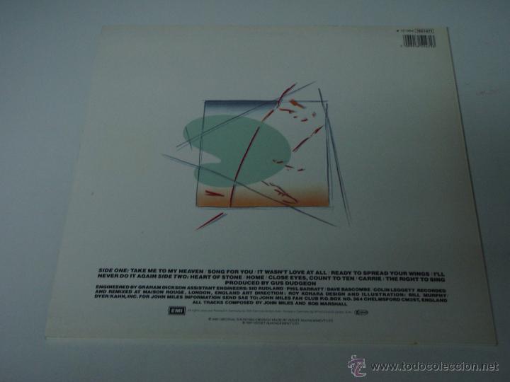 Discos de vinilo: JOHN MILES ( PLAY ON ) 1983 - GERMANY LP33 EMI - Foto 2
