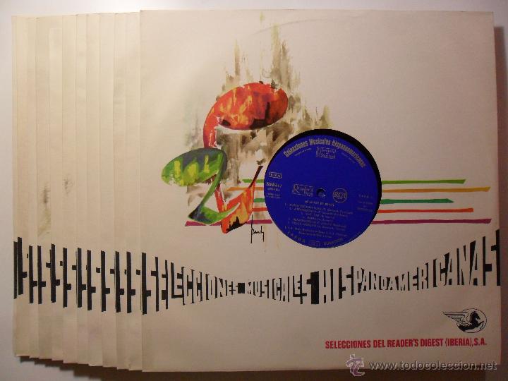 Vinyl records: Selecciones Hispanoamericanas - Colecci&oacute;n de 12 LPs - Fonogram 1966 - Sudamericana. Latinoamericana