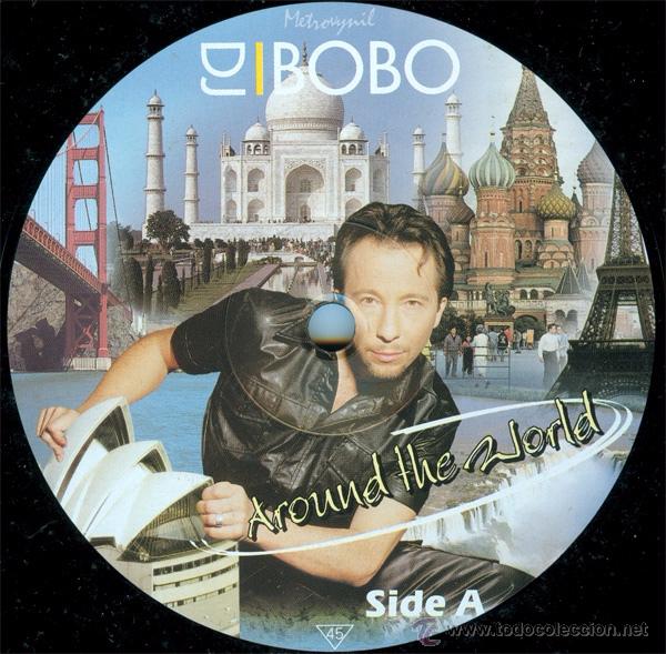 Discos de vinilo: DJ BOBO - AROUND THE WORLD - MAXI - Foto 1