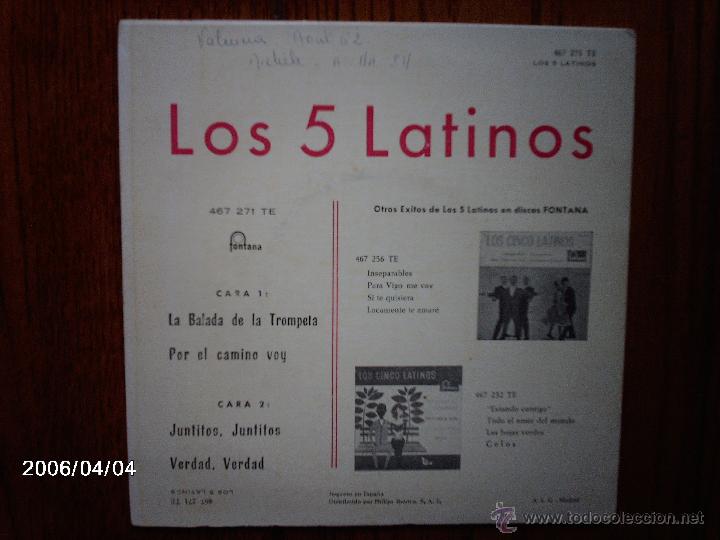 Discos de vinilo: los 5 latinos  -  la balada de la trompeta  +  3 - Foto 2