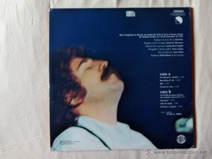 Discos de vinilo: PI DE LA SERRA, A MADRID (EMI) LP - GATEFOLD PEDIDO MINIMO 7&euro; - Foto 3