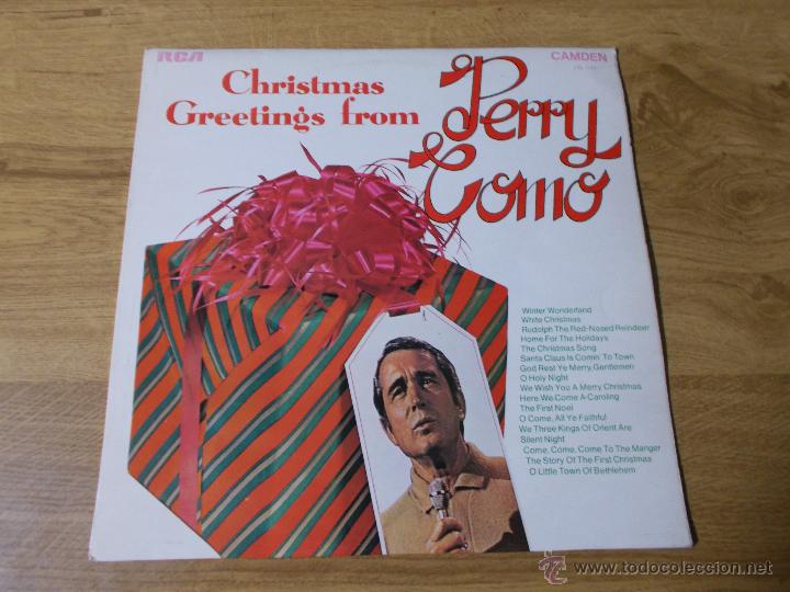 Discos de vinilo: CHRISTMAS GREETING FROM PERRY COMO - Foto 1