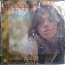 Discos de vinilo: JEANETTE. SOY REBELDE/ OYE MAMA, OYE PAPA. HISPAVOX-POLYDOR, FRANCE. 1976 SINGLE
