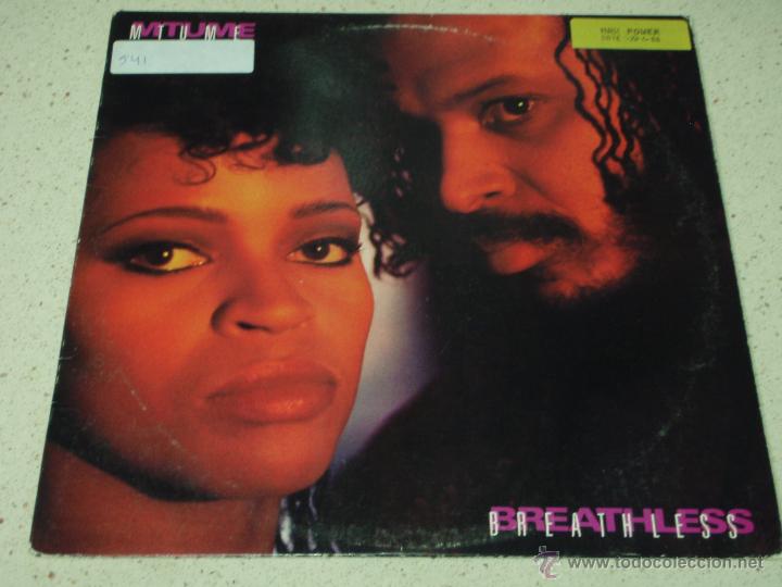 Discos de vinilo: Mtume &ndash; Breathless, US 1986 Epic - Foto 1
