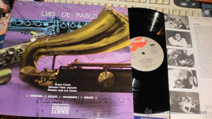 Discos de vinilo: el grupo circulo interpreta a luis de pablo lp.1989 - Foto 1