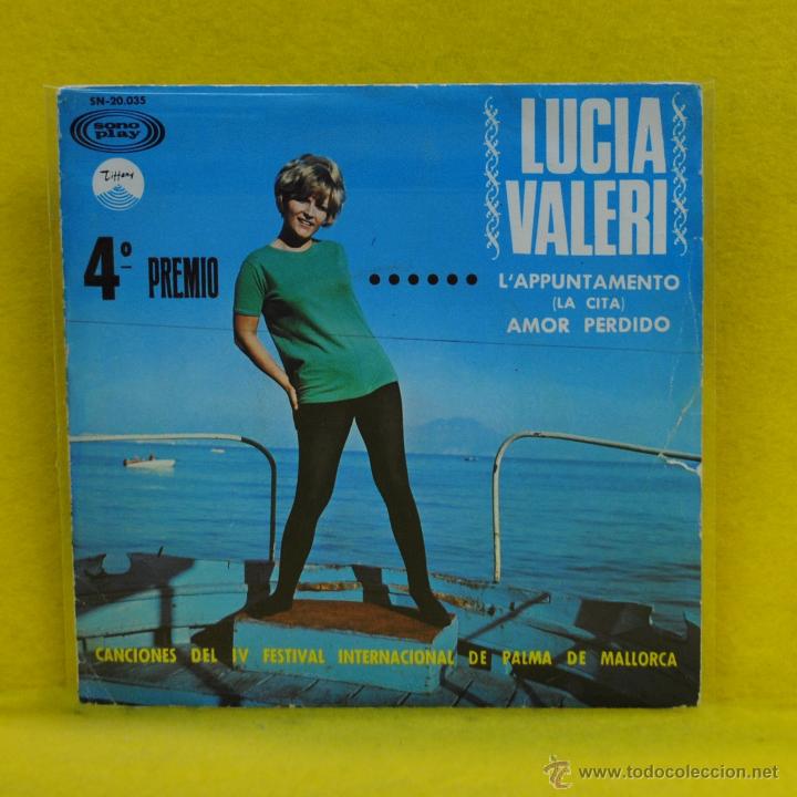 Discos de vinilo: LUCIA VALERI - LAPPUNTAMENTO - SINGLE - Foto 1