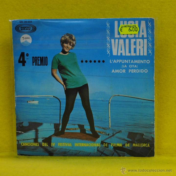 Discos de vinilo: LUCIA VALERI - LAPPUNTAMENTO - SINGLE - Foto 2