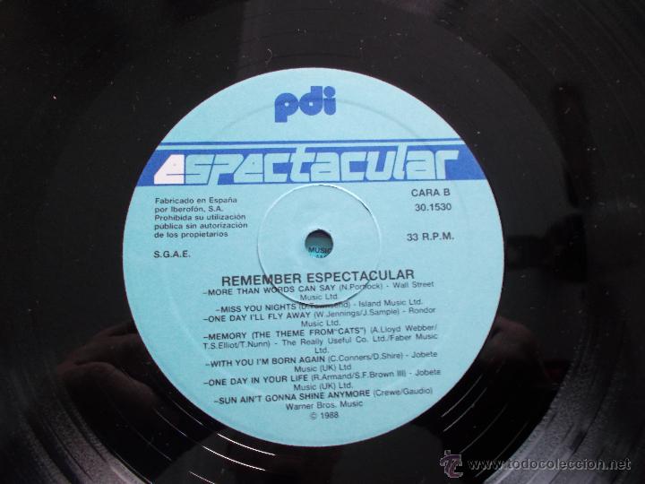 Discos de vinilo: ESPECTACULAR REMEMBER - Foto 2