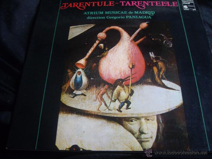 Disques de vinyle: gregorio paniagua-tarentule-edicion orig edigsa portada abierta