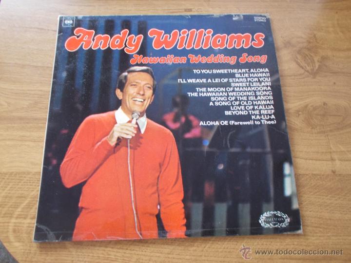 Discos de vinilo: ANDY WILLIAMS HAWAIIAN WEDDING SONG - Foto 1