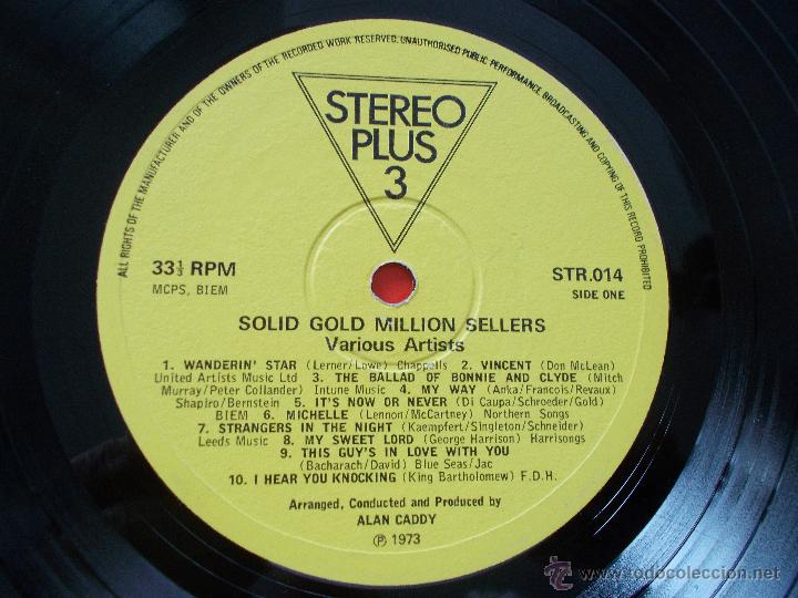 Discos de vinilo: SOLID GOLD MILLION SELLERS - Foto 2