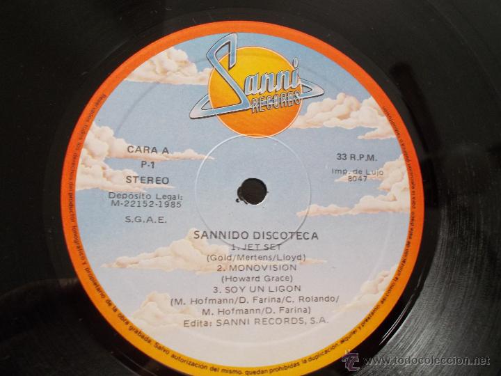 Discos de vinilo: SANNIDO DISCOTECA - Foto 2