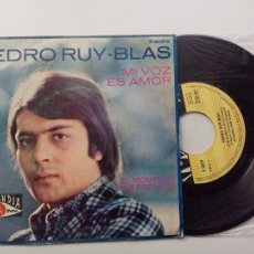 Discos de vinilo: PEDRO RUY-BLAS * MI VOZ ES AMOR +1 * SINGLE POPLANDIA 1971. Lote 53586473