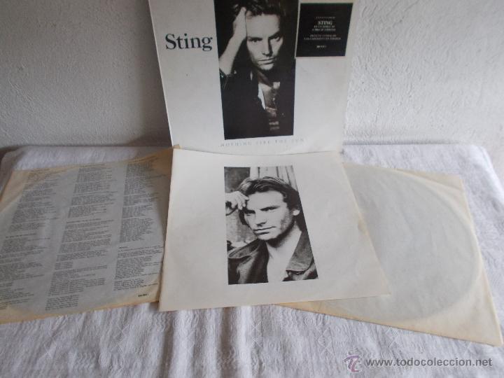 Discos de vinilo: STING Nothing Like The Sun doble L.p. - Foto 2