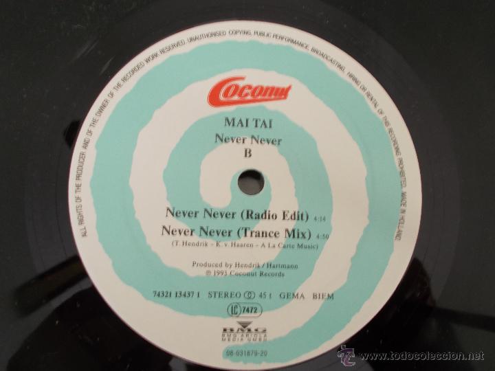 Discos de vinilo: MAI TAI. NEVER,NEVER EDICION HOLANDESA - Foto 3