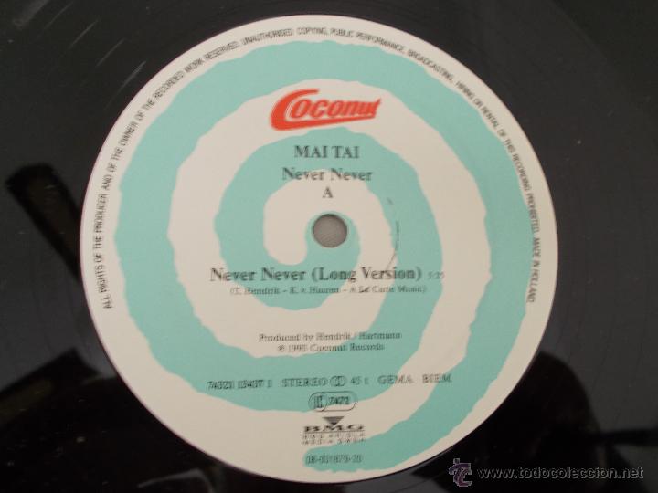 Discos de vinilo: MAI TAI. NEVER,NEVER EDICION HOLANDESA - Foto 4