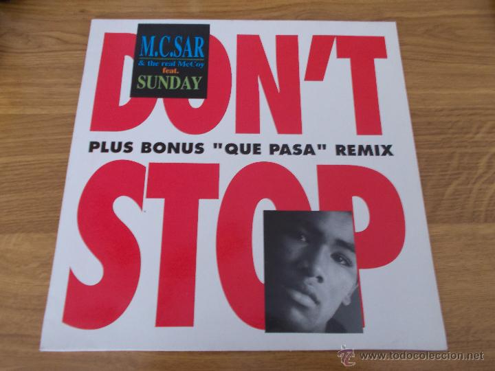 Discos de vinilo: M.C.SAR & THE REAL  McCOY.   MAXI 12 - Foto 1