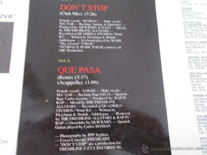 Discos de vinilo: M.C.SAR & THE REAL  McCOY.   MAXI 12 - Foto 3