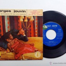 Discos de vinilo: GEORGES JOUVIN * WHEELS * CUACADOU ROCK * SABOR A MI * YOU ARE MY SUNSHINE * EP 1961. Lote 53597567