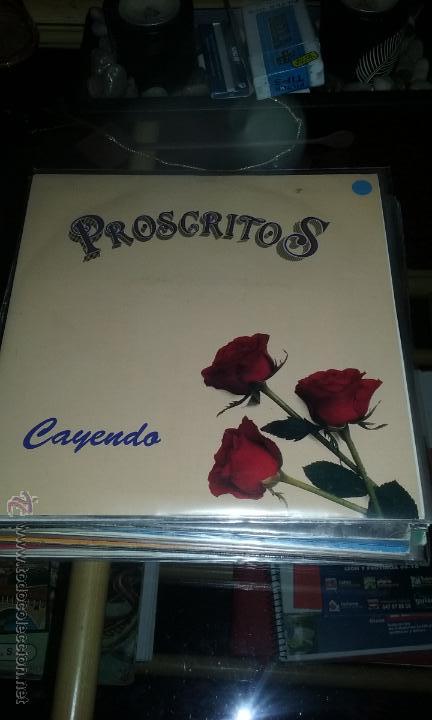 Discos de vinilo: SG LOS PROSCRITOS - Cayendo / Dont cry 1994 - Foto 1