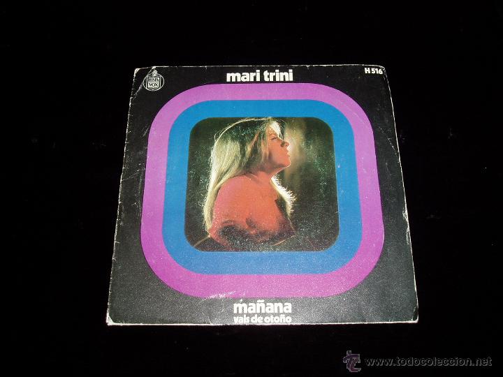 Discos de vinilo: Single de Mari Trini - Ma&ntilde;ana - - Foto 1