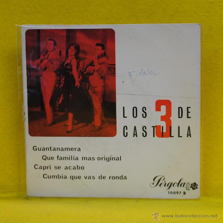 Discos de vinilo: LOS 3 DE CASTILLA - GUANTANAMERA + 3 - EP - Foto 1