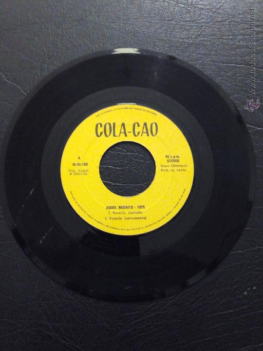 Discos de vinilo: SINGLE AQUEL NEGRITO -COLA-CAO - IBEROF&Oacute;N 1982. - Foto 1