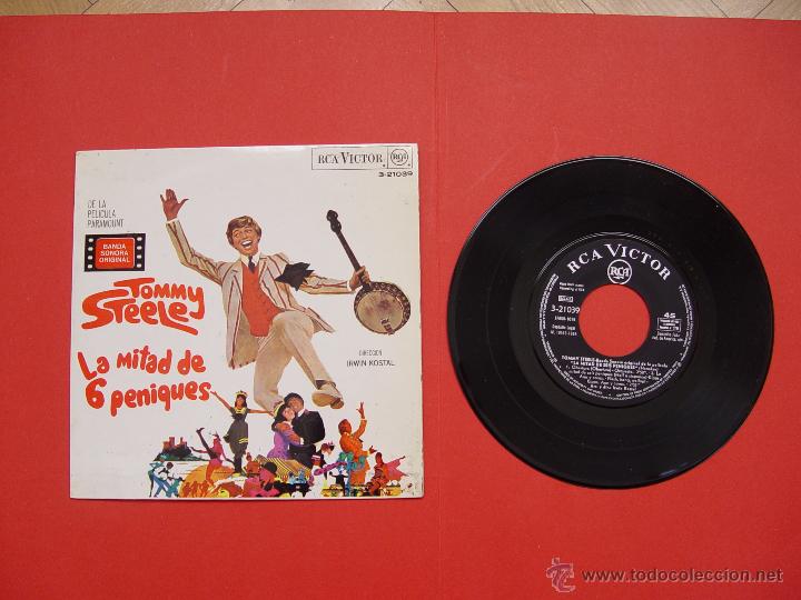 TOMMY STEELE (LA MITAD DE SEIS PENIQUES) RCA, 1968 (VINILO SINGLE -PROMOCIONAL-) ¡COLECCIONISTA! (Música - Discos - Singles Vinilo - Bandas Sonoras y Actores)