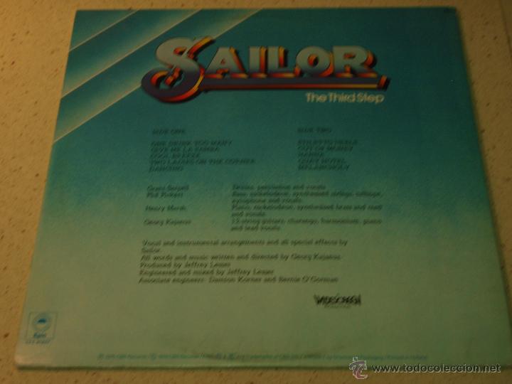 Discos de vinilo: SAILOR  ( THE THIRD STEP )   1976 - HOLANDA   LP33   EPIC - Foto 2
