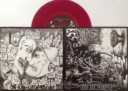 Discos de vinilo: Merciless Precision / Nido Di Vespe-7 ep grind core!! - Foto 1