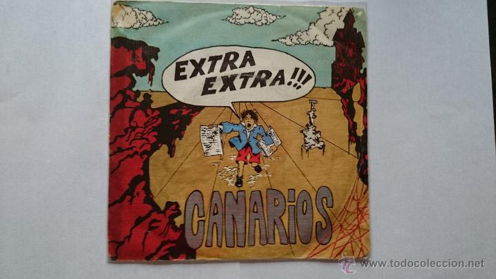 Discos de vinilo: CANARIOS - EXTRA EXTRA!! / REACHIN OUT (1971) - Foto 1