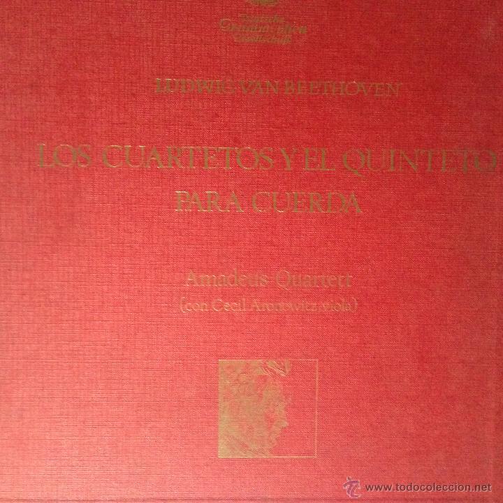 Dischi in vinile: BEETHOVEN - LOS CUARTETOS Y EL QUINTETO PARA CUERDA. AMADEUS QUARTETT. 11LP BOX