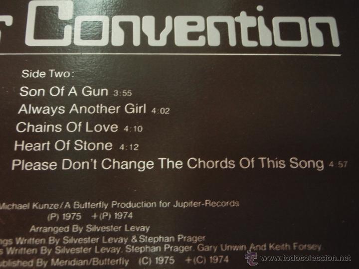 Discos de vinilo: SILVER CONVENTION ( SAVE ME ) 1975 - GERMANY LP33 POLYDOR - Foto 4