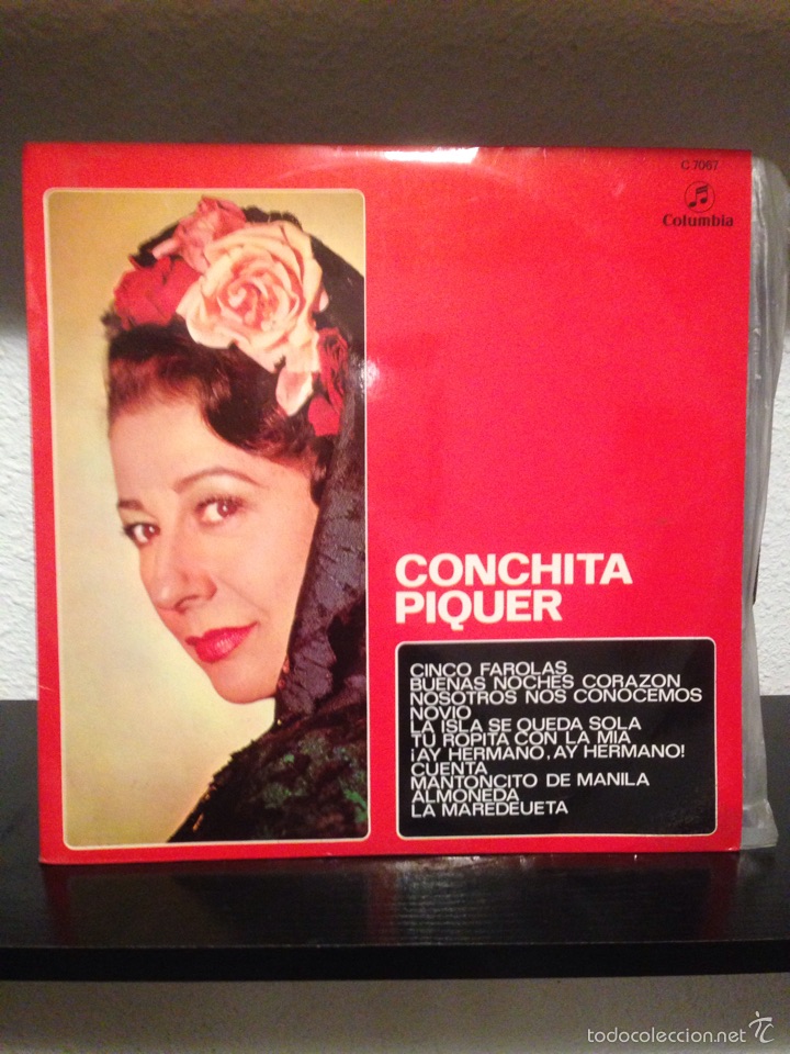 Discos de vinilo: Disco concha piquer columbia - Foto 1