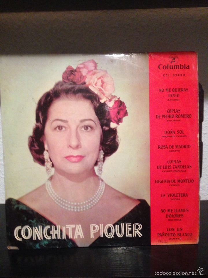Discos de vinilo: Disco concha piquer Columbia - Foto 1