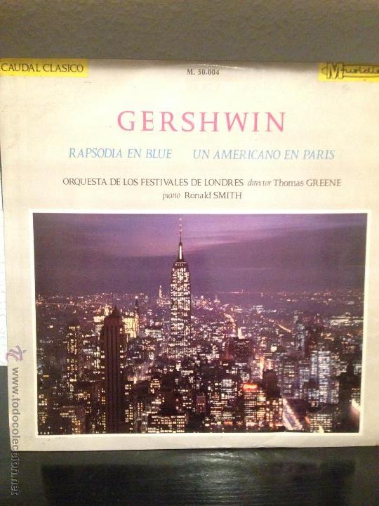 Discos de vinilo: Disco Lp gershwin un americano en Par&iacute;s - Foto 1