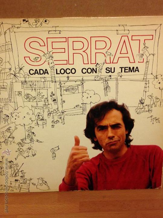 Discos de vinilo: Disco Lp joan Manuel Serrat cada loco con su tema - Foto 1