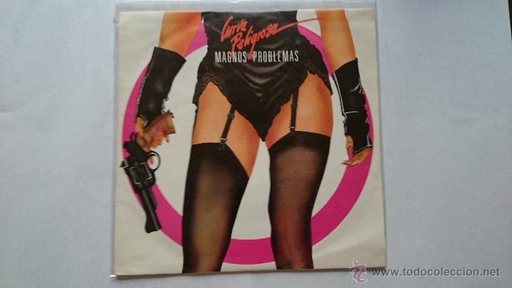 Discos de vinilo: CURVA PELIGROSA - MAGNOS PROBLEMAS / MOVILIZACION (PROMO 1985)