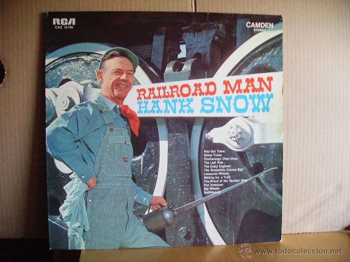Discos de vinilo: HANK SNOW ---- RAILROAD MAN - Foto 1