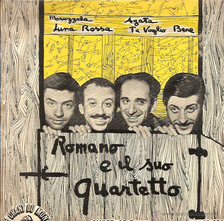 Discos de vinilo: EP ROMANO E EL SUO QUARTETTO : MARUZZELLA + 3 - Foto 1
