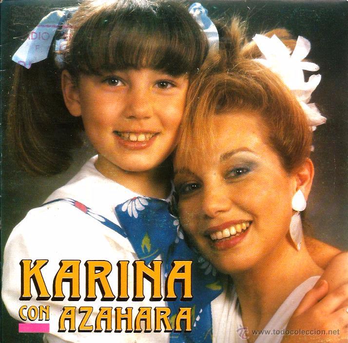 Discos de vinilo: SG KARINA : VIVE Y DEJA VIVIR + EL RITMO DE LA LLUVIA - Foto 1