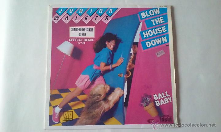 Discos de vinilo: Junior Walker - Blow The House Down - 1983 - Foto 1