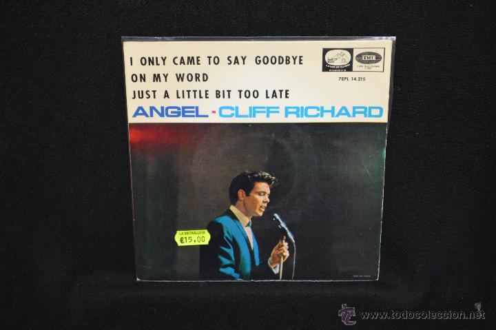 Discos de vinilo: CLIFF RICHARD - ANGEL +3 - EP - Foto 1