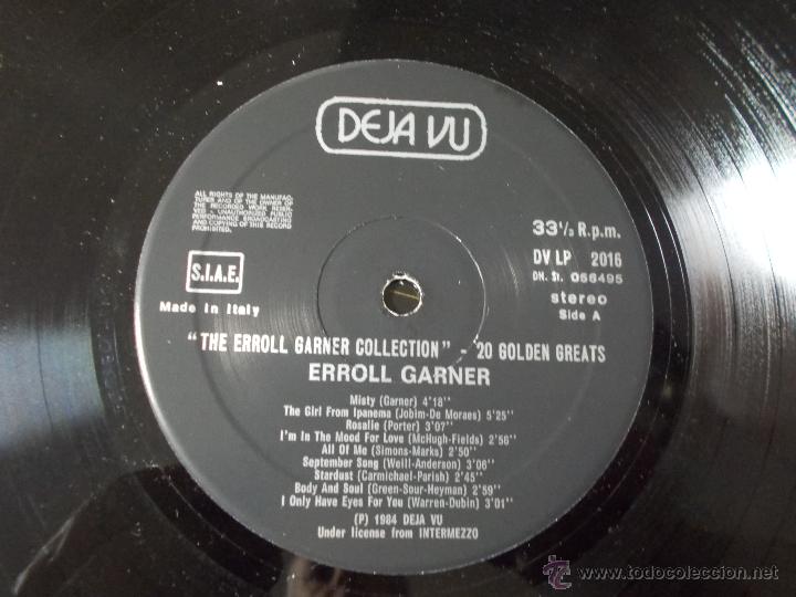 Discos de vinilo: ERROL GARNER. 20 GOLDEN GREATS - Foto 2