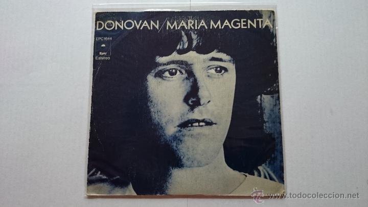 Discos de vinilo: DONOVAN - MARIA MAGENTA / THE INTERGALACTIC LAXATIVE (1973) - Foto 1
