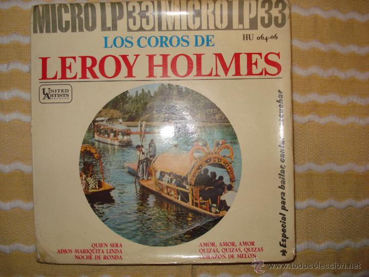 Discos de vinilo: LOS COROS DE LEROY HOLMES , MICRO LP 33 - Foto 1